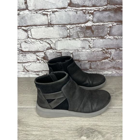 Cloudsteppers by Clarks Adella Cove Black Textile Ankle Boots Women’s 6M US/36EU - Picture 13 of 16